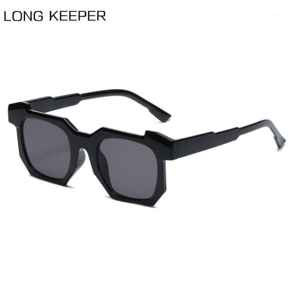 

sunglasses 2021 fashion irregular square women brand designer vintage gradient sun glasses female uv400 black orange eyewear, White;black