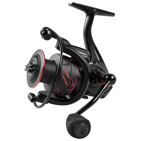 

fishing reel est 5.0:1 max drag 10kg power smooth sea carp reelfull metal spool spinning black baitcasting reels