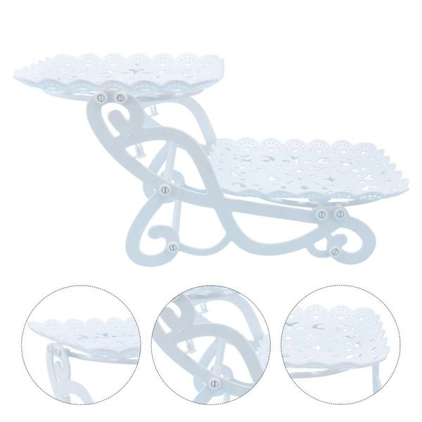 

other festive & party supplies 1pc decorative cake stand fruit dessert display plate afternoon tea tray white