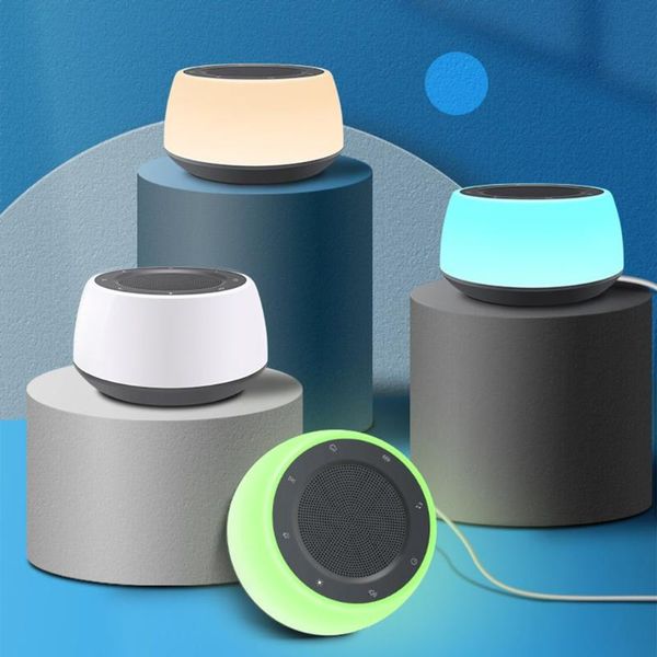 Таймеры Sleep Sound Machine Night Lights Полный сенсорный таймер управления и воспоминания детей с естественными эффектами