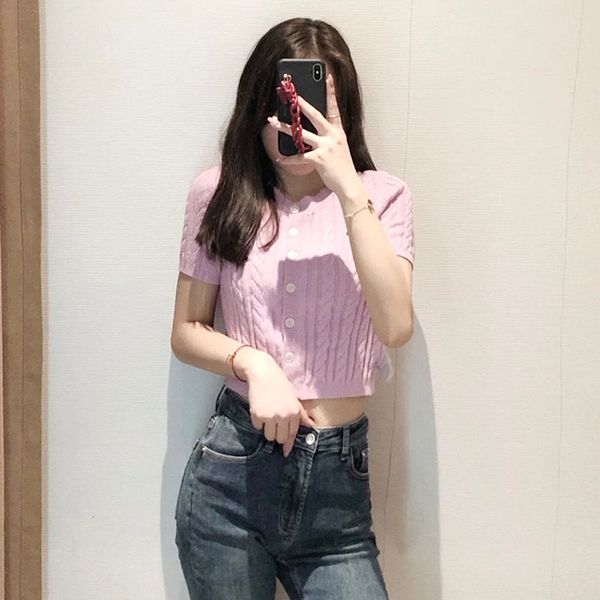 

women's knits & tees 2021 close-fitting bm short-waisted upper waistline short sleeve cardigan woman's mesh coat, White