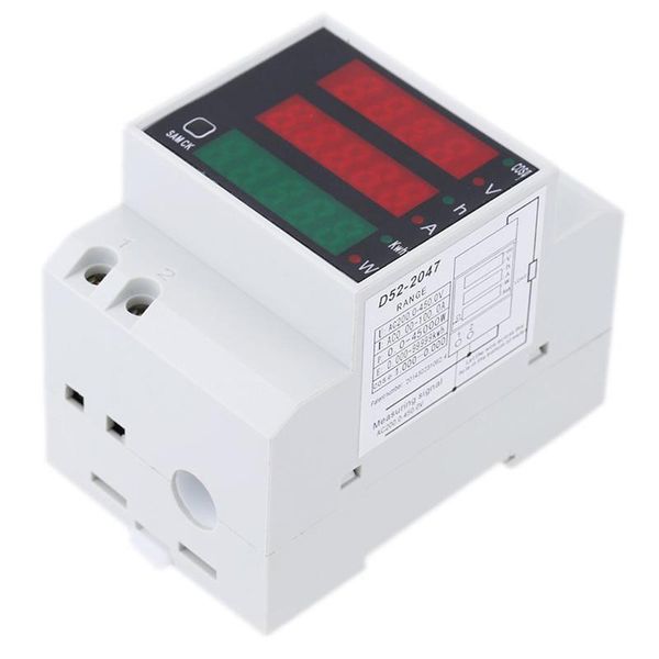 

multimeters 200-450v multifunctional ampere meter digital din rail current voltmeter indicator power