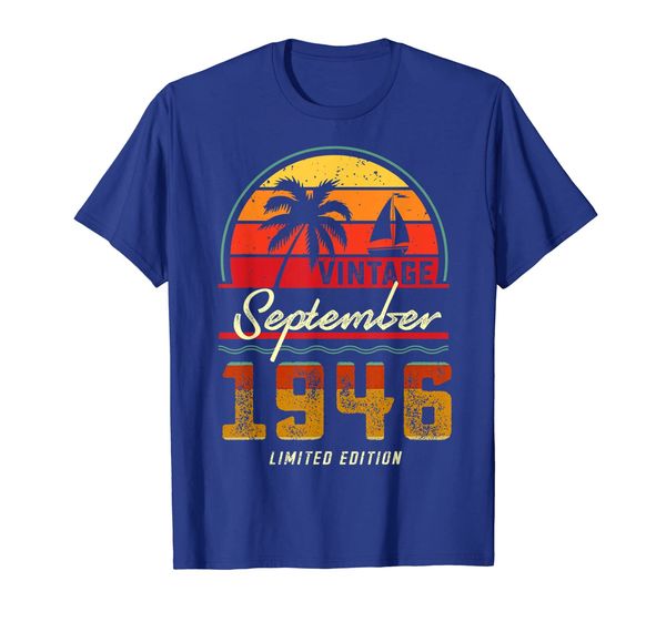 

vintage september 1946 tshirts for men women gift tee, White;black