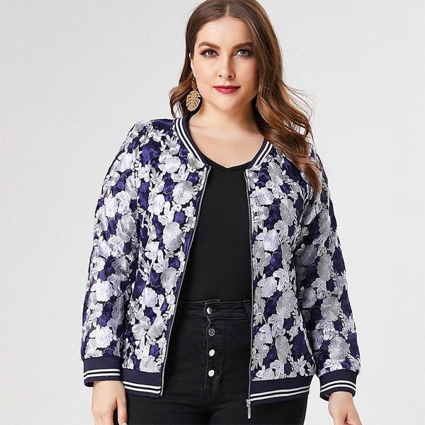 

plus size outerwear & coats l9358, Black
