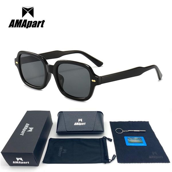 

sunglasses amapart polarized for men women driving fishing sports outdoors uv400 protection anti-glare, White;black