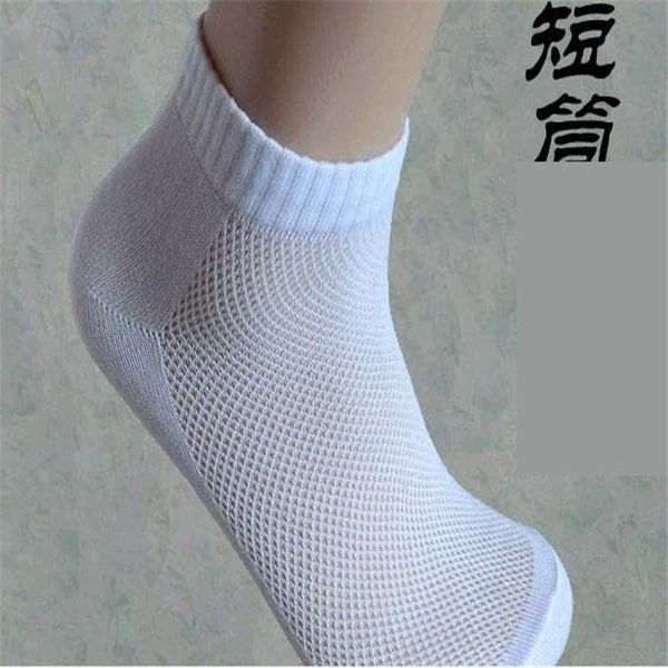 

SUT men's oversize hosiery 144 pin short mesh cloth boat invisible boat socks mesh sports socks, Black;white