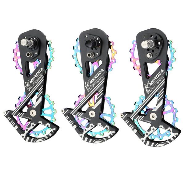 

bike derailleurs ceramic bearing guide wheel pulley aluminum alloy road bicycle rear derailleur mountain parts