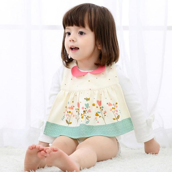 

1pc full dress style bibs fancy baby breastplate babador aprons infant feeding accessories washable & burp cloths