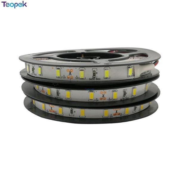 

5m 5630 led strip non-waterproof, 12v flexible tape, 60 led/m, ribbon, white/warm white/blue/green/red color strips