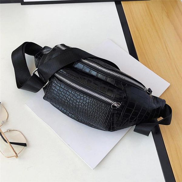 

waist bags men faux leather pack wallet phone pouch belt bag vintage zipper fanny