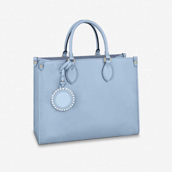 

m45718 onthego handbags gradient bags color flower leather totes woman large capacity shopping women luxurys designers m45717