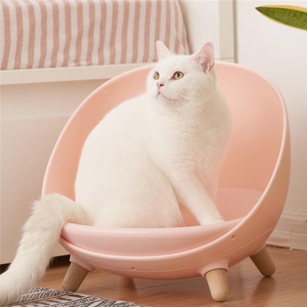 

cat beds & furniture bed house soft pet dog for basket product cushion open semi-enclosed mat pets sleeping sofa