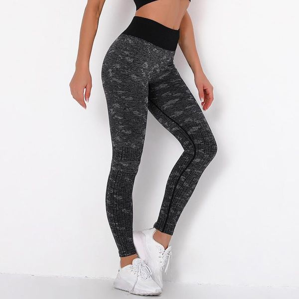 

yoga outfit high waist tights women's leggings fashion hip lift workout fitness sports gym running seamless pants