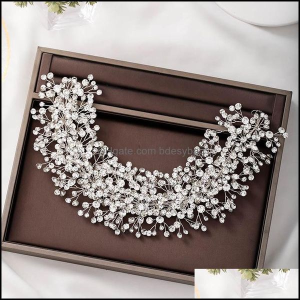 

other jewelryother forseven korea fashion sier color shining crystal headbands hair bands women girls bride noiva wedding veil decorative je, Slivery;golden