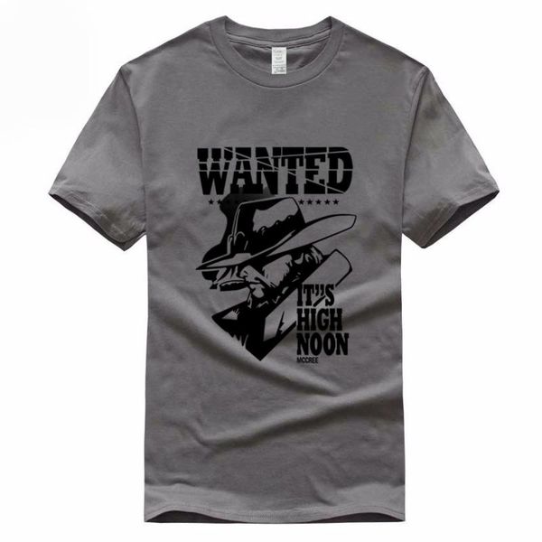 

men's t-shirts american cowboy game euro size cotton t-shirt summer casual o-neck short sleeve tshirt for men and women, White;black