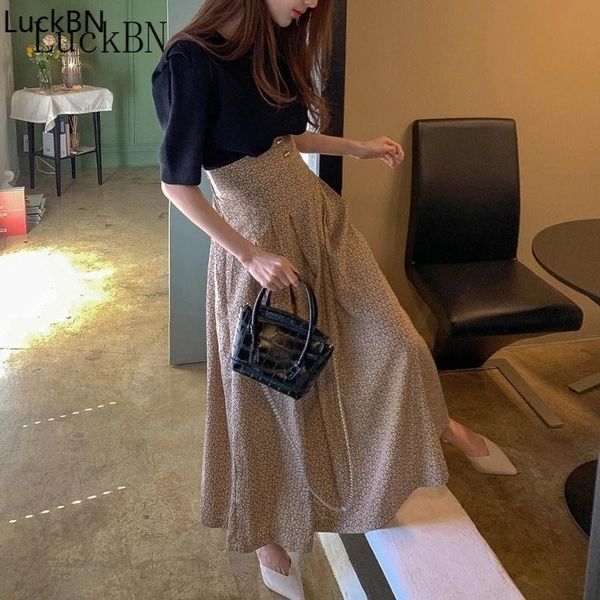 

women's tracksuits vintage knitted t-shirts women korean chic o neck short sleeve ladies summer fashion 2-piece set casual slim female, Gray