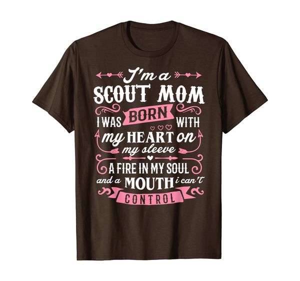 

Scout Mom T-Shirt I'm a Scout Mom Gift Shirt for Boys Girls, Mainly pictures