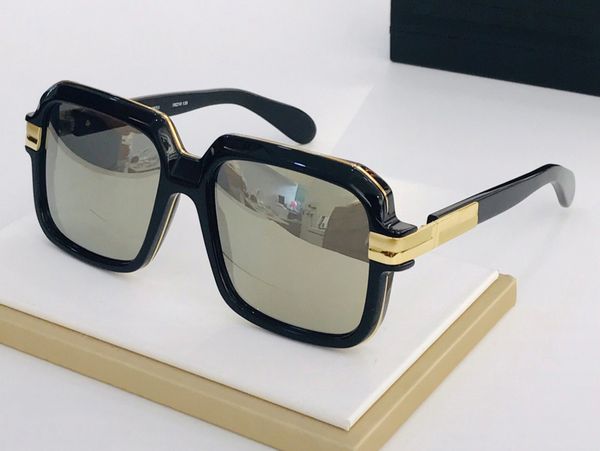 

vitnage square sunglasses black gold mirror lens sonnenbrille men fashion sun glasses shades with box, White;black