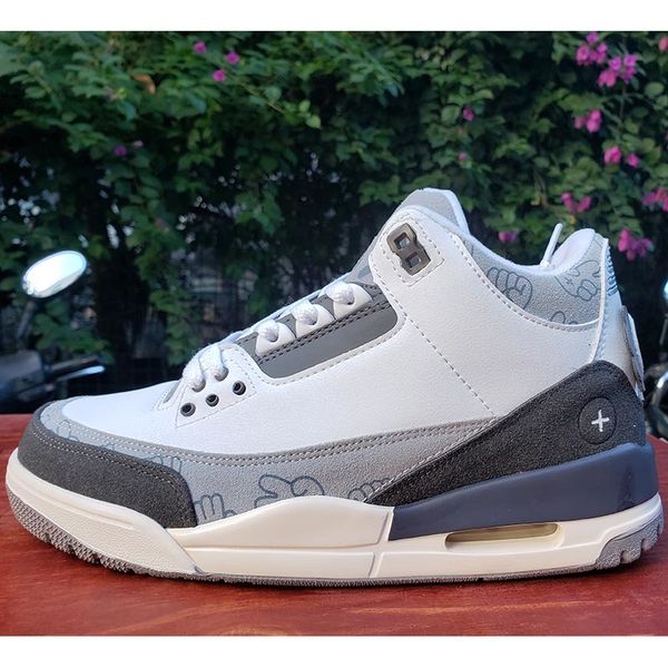 

jumpman 3 mens basketball shoes 3s katrina georgetown retro unc laser orange cool grey jth nrg black red cement trainersts15