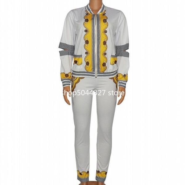 

ethnic clothing 2021 african women sets long sleeve blazer jacket pants suits office lady elegant 2 piece set business outfits africa, Red