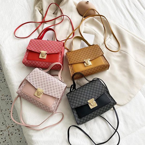 

female bag geometric printing sweet be trade portable messenger phone personalized mobile shoulder lady foreign can ushou