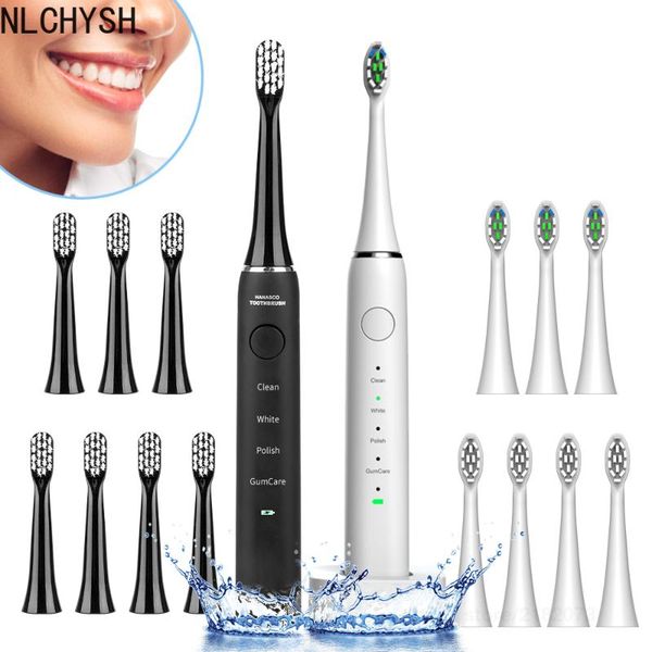 

smart electric toothbrush sonic ocs brush usb ultrasonic oral care toothbrushes 8 heads waterproof
