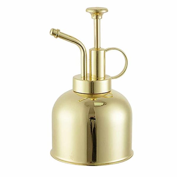 

watering equipments vintage golden bottle stainless steel water succulent plants gardening spraying pot garden tools