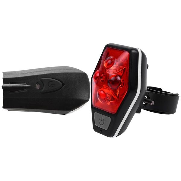 

lumen smart road bike front light with bicycle flash tail rear battery lights