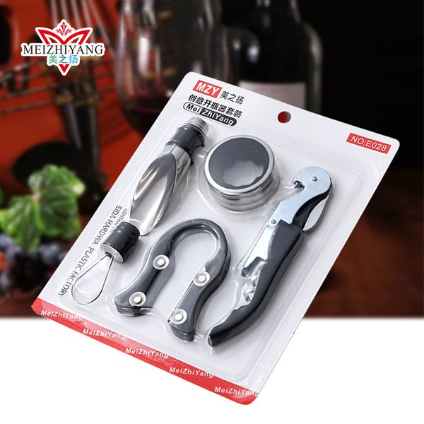

opener wine haima multi function needle type five piece stainls steel bottle opener wine set