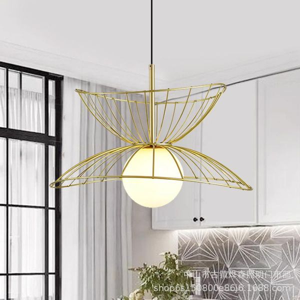 

pendant lamps nordic lights iron hat hanging bedroom loft kitchen suspension luminaire home lighting zm1026