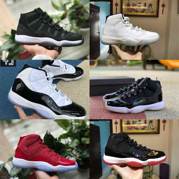 

jubilee jumpman pantone bred 11 11s high basketball shoes legend blue cool grey gamma blue midnight navy low columbia concord 45 25th annive, Black