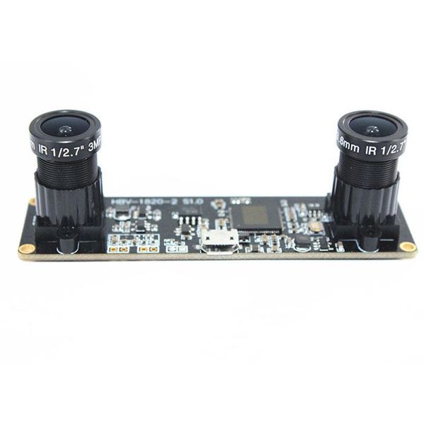 

cameras 4maga pixel fixed focus 3.6mm 1/3'' inch optical format uvc dual camera module with 30fps