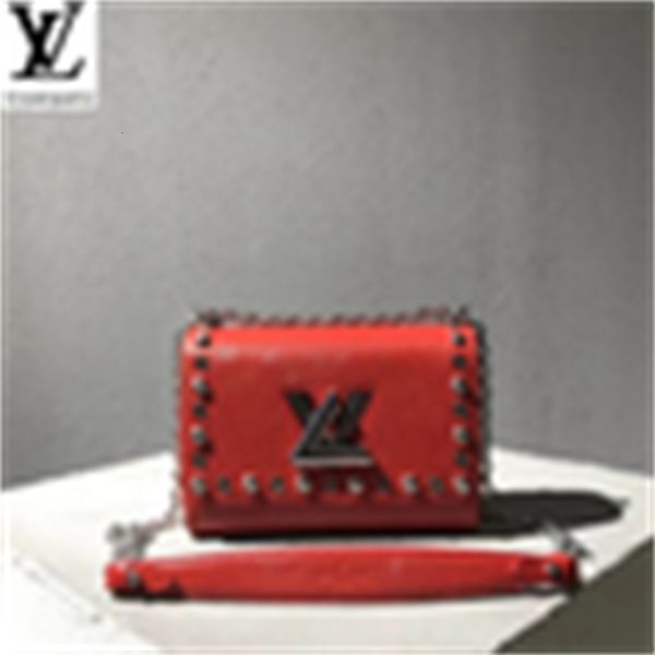 

totes brand designer luxury shoulder 0otd corrugated leather studs bags eyelets twist medium handbag evening m54269 handbags bags handle