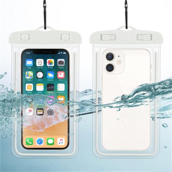 

cell phone pouches summer waterproof lanyard case underwater luminous clear pouch bag for 11 x xs max 8 7 6s 5 plus se samsung galaxy