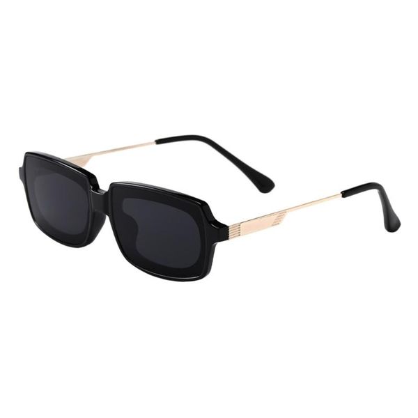 

sunglasses style trend travel leisure square semi-metal small frame ladies alloy fashion eyewear, White;black