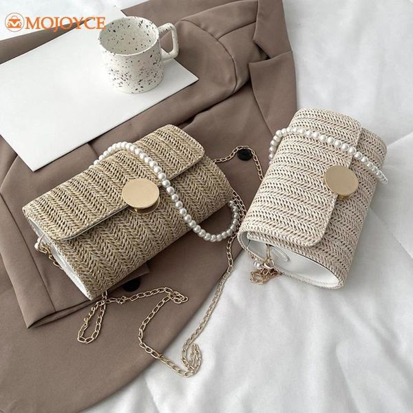 

evening bags women straw bag chain shoulder crossbody messenger ladies summer beach take po small handbags flap purse