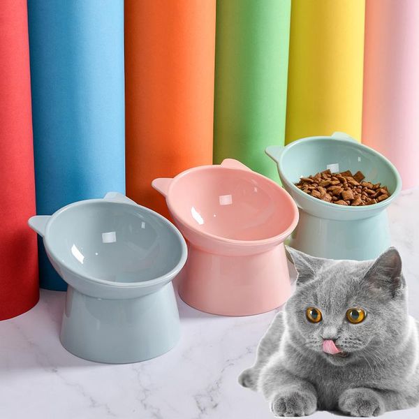 

cat bowls & feeders with raised stand no spill pet feeder water bowl backflow prevention dog cats feeding drinking accessories