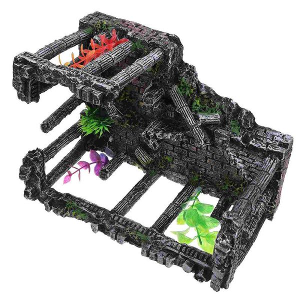 

wallpapers 1pc aquarium landscaping ornament fish tank decor roman column