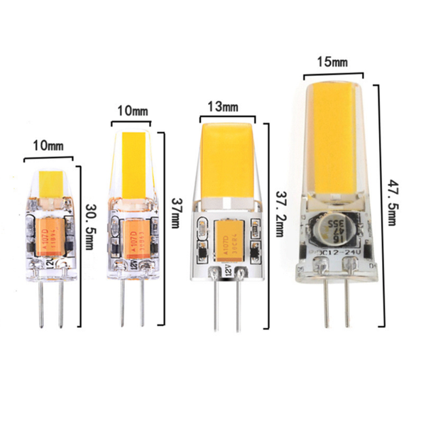

bulbs g4 cob1505 1.5w 2w 3w acdc12v white light warm led silicone bulb small corn