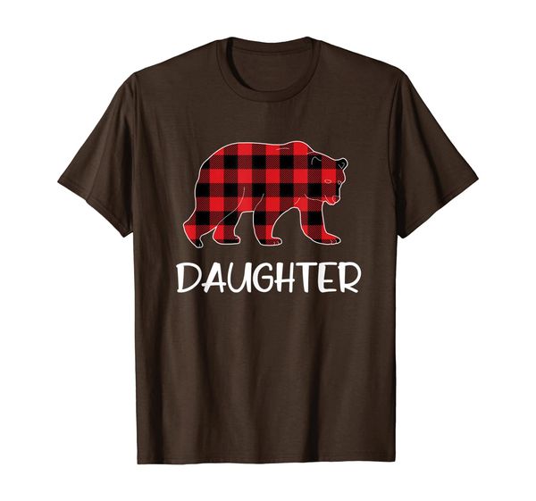 

Red Plaid Daughter Bear Buffalo Matching Family Pajama Gifts T-Shirt, Mainly pictures