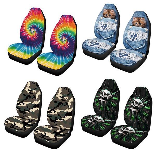 

car seat covers jun teng fashion style front full set cover protector 1 / 2pcs, for men's and women's universal cover, ac