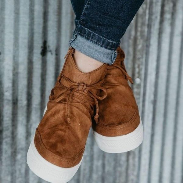 

boots 2021 women ankle women's warm woman female shoe ladies flock round toe zipper casual footwear plus size shoes, Black