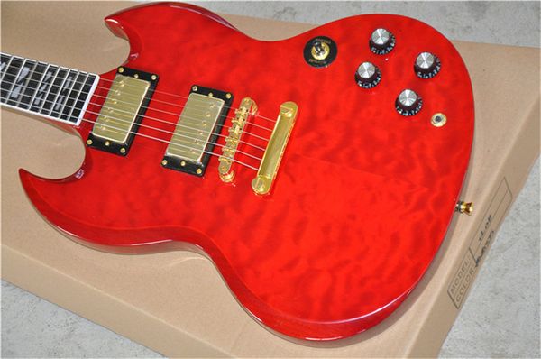 

electric guitar, dark red, angus young, quality guitars