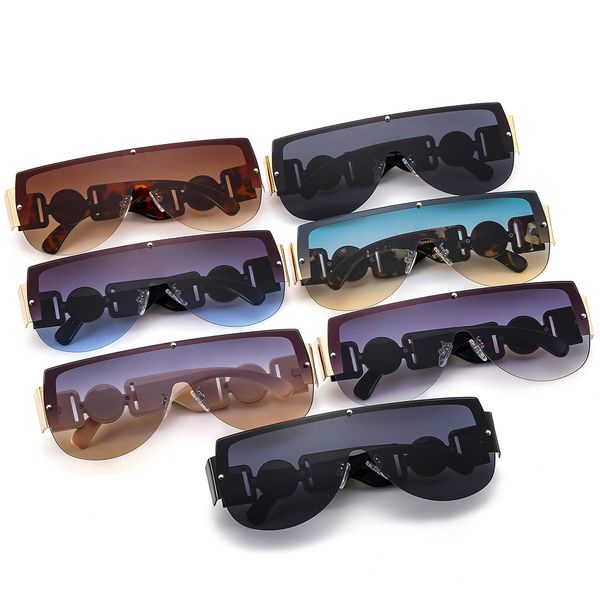 

modern retro one-piece sunglasses m504 fashion men women goggles personality cross-border net red street shooting trendy anti-ultraviolet uv, White;black