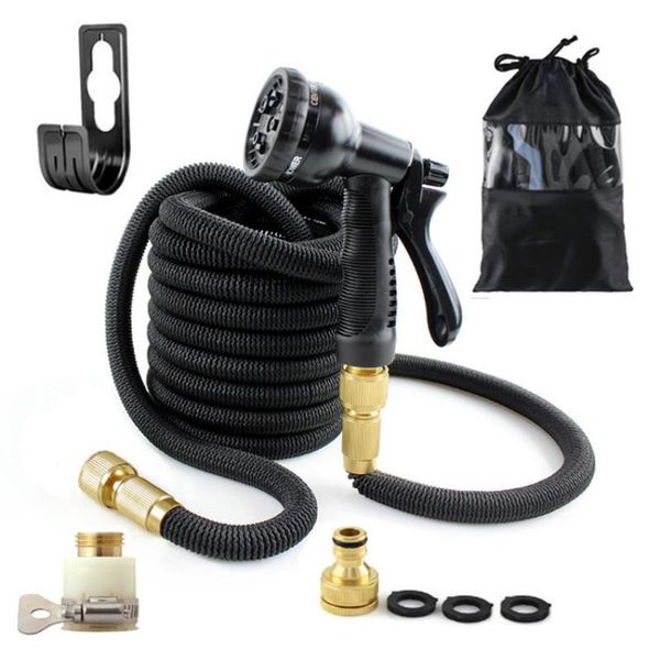 

garden plastic high pressure power car wash water gun magic automatic flexible hose spray outdoor watering equipments