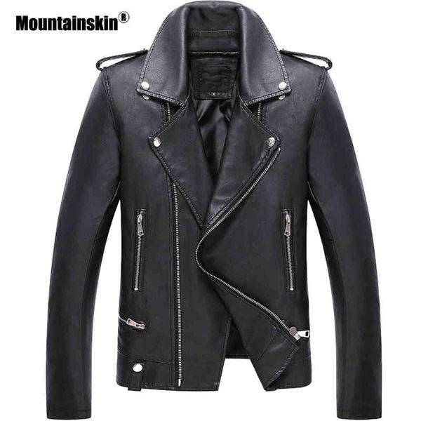 

shanpi - men's leather motorcycle fashion et, brand clothing, sa792, autumn, Black