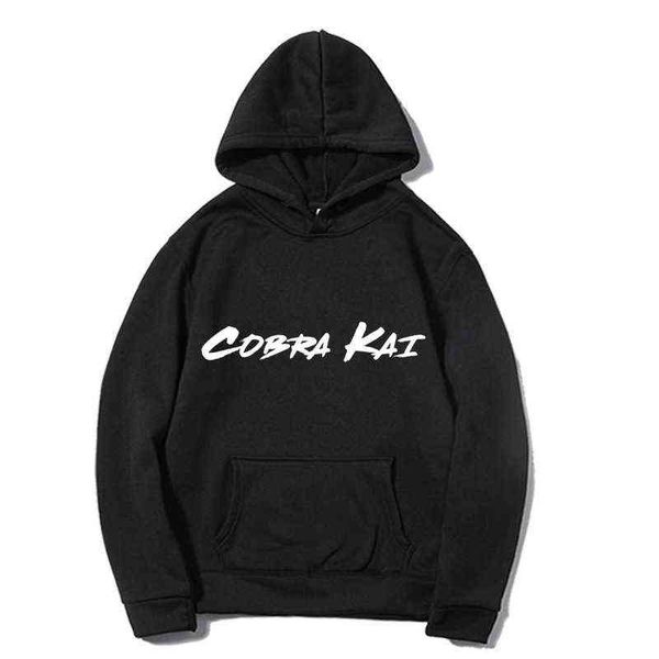 

cobra kai hoodies puover sweatshirt black hip-hop high street sweatshirts g1214