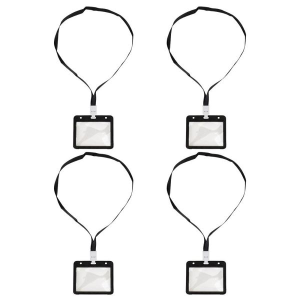 

storage bags 4pcs multi-purpose protective cover vaccination with lanyard