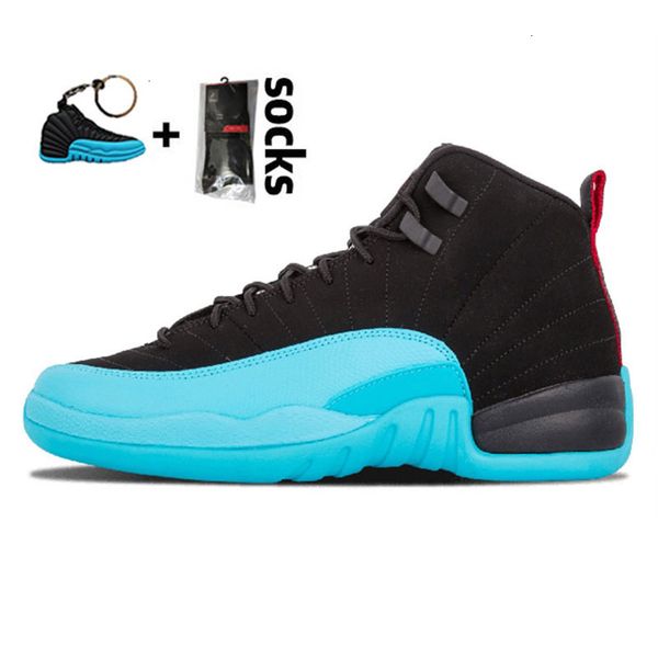 

l mens womens basketball shoes 12 12s jumpman xii stone blue university gold bulls men high sports sneakers trainers 16f9n4
