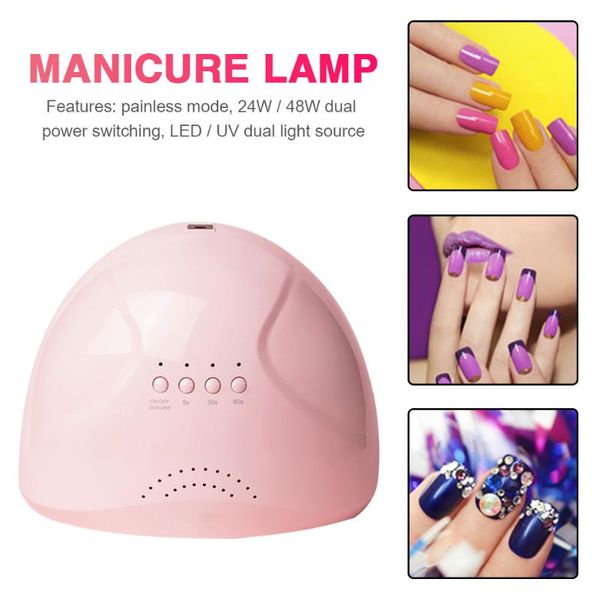 

lamp 48w manicure potherapy lights nail polish gel quick dryer professional dryers